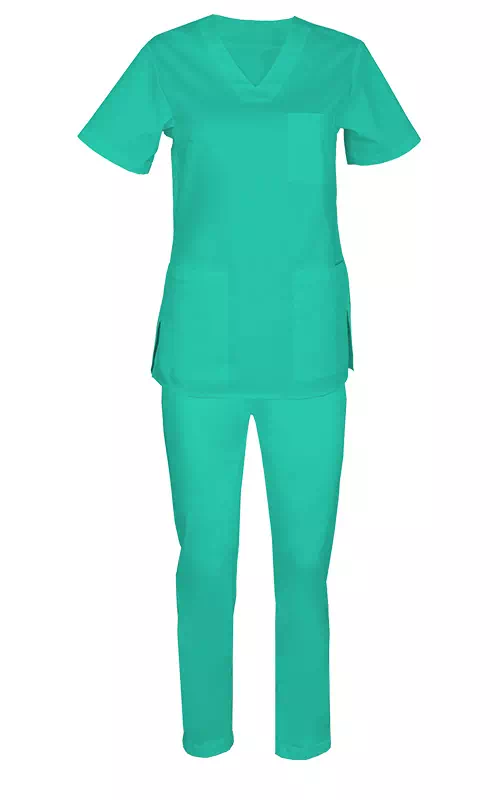 zielony strój medyczny
